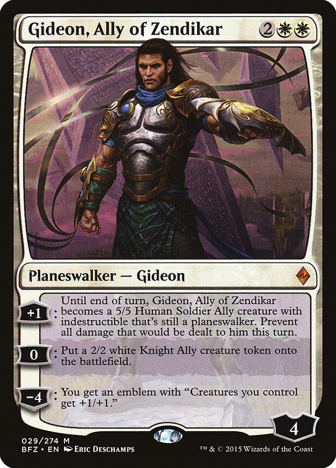 Gideon, Ally of Zendikar [Battle for Zendikar] | Shuffle n Cut Hobbies & Games