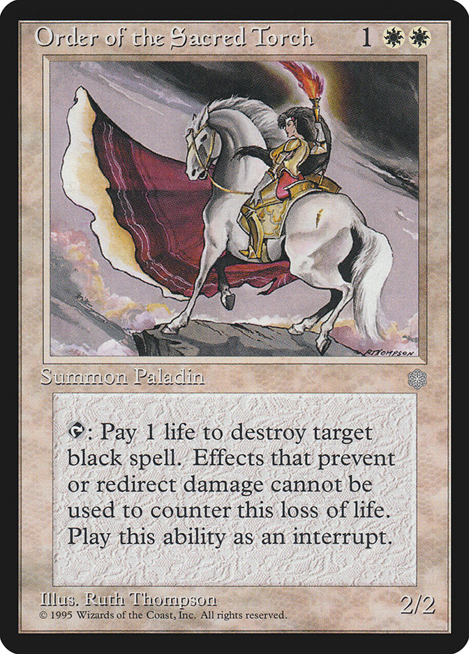 Order of the Sacred Torch [Ice Age] | Shuffle n Cut Hobbies & Games
