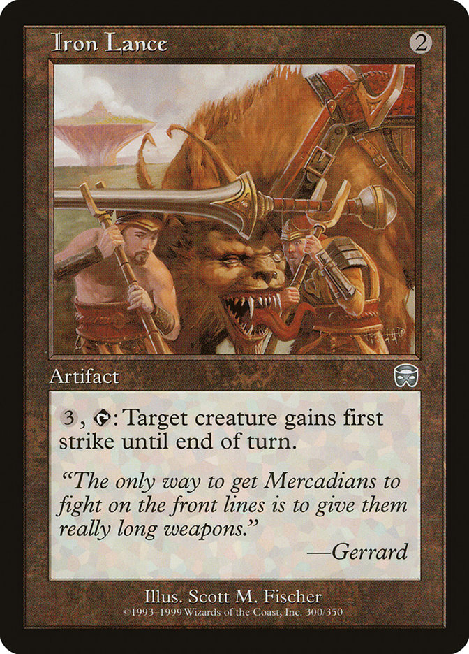 Iron Lance [Mercadian Masques] | Shuffle n Cut Hobbies & Games