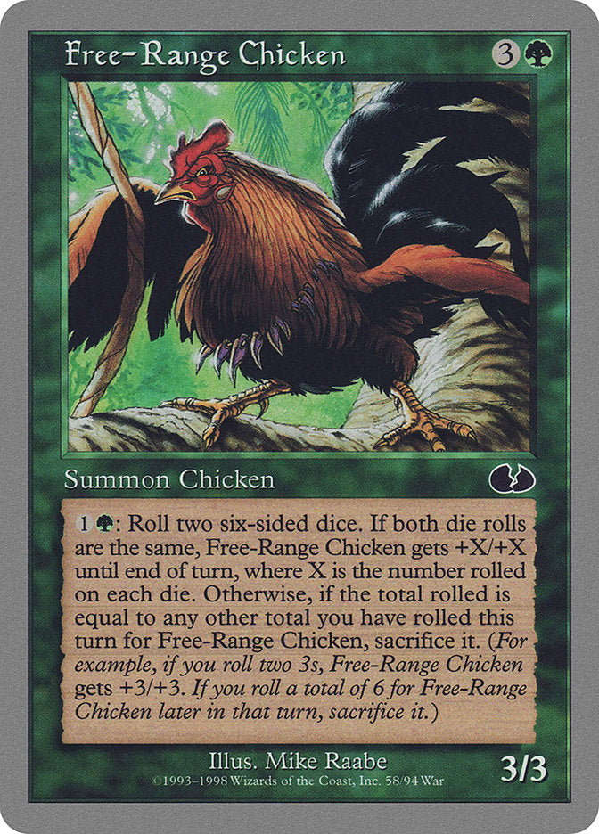 Free-Range Chicken [Unglued] | Shuffle n Cut Hobbies & Games