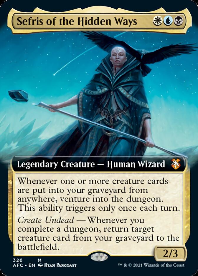 Sefris of the Hidden Ways (Extended Art) [Dungeons & Dragons: Adventures in the Forgotten Realms Commander] | Shuffle n Cut Hobbies & Games