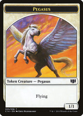 Kor Soldier // Pegasus Double-Sided Token [Commander 2014 Tokens] | Shuffle n Cut Hobbies & Games