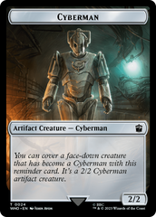 Horse // Cyberman Double-Sided Token [Doctor Who Tokens] | Shuffle n Cut Hobbies & Games