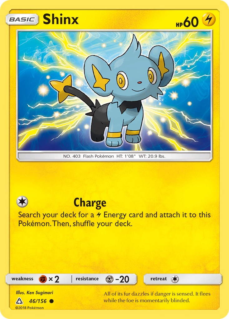 Shinx (46/156) [Sun & Moon: Ultra Prism] | Shuffle n Cut Hobbies & Games