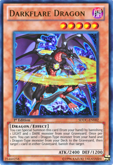 Darkflare Dragon [SDDC-EN002] Ultra Rare | Shuffle n Cut Hobbies & Games