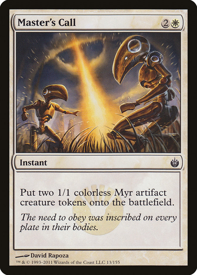 Master's Call [Mirrodin Besieged] | Shuffle n Cut Hobbies & Games