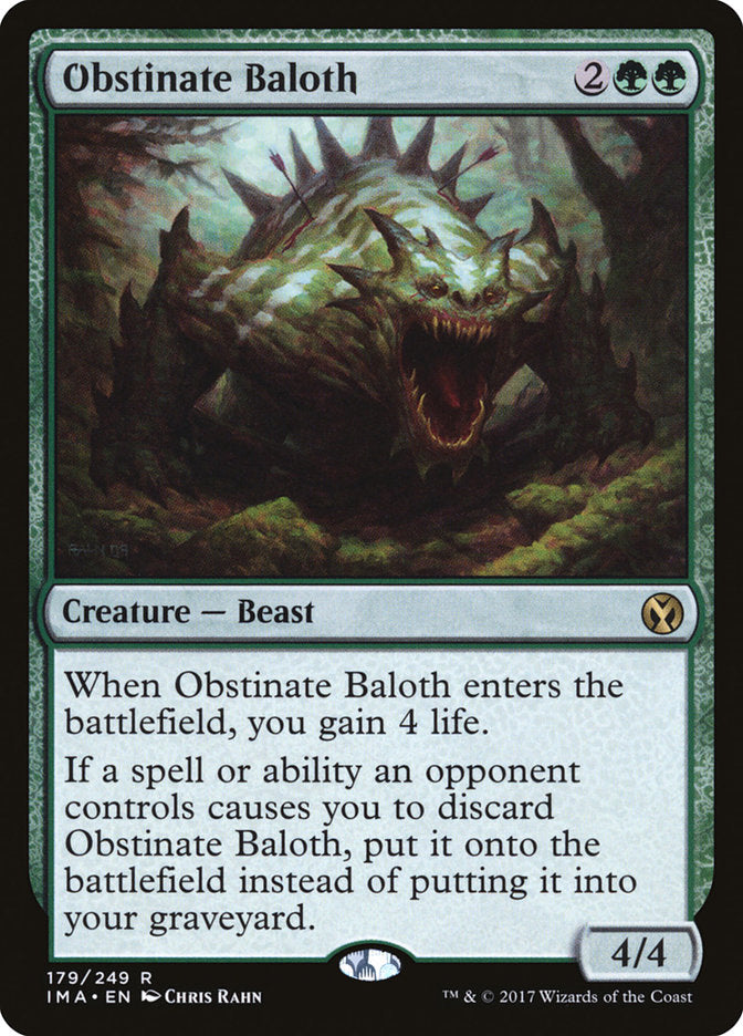 Obstinate Baloth [Iconic Masters] | Shuffle n Cut Hobbies & Games