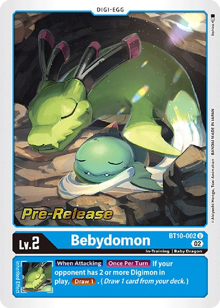 Bebydomon [BT10-002] [Xros Encounter Pre-Release Cards] | Shuffle n Cut Hobbies & Games