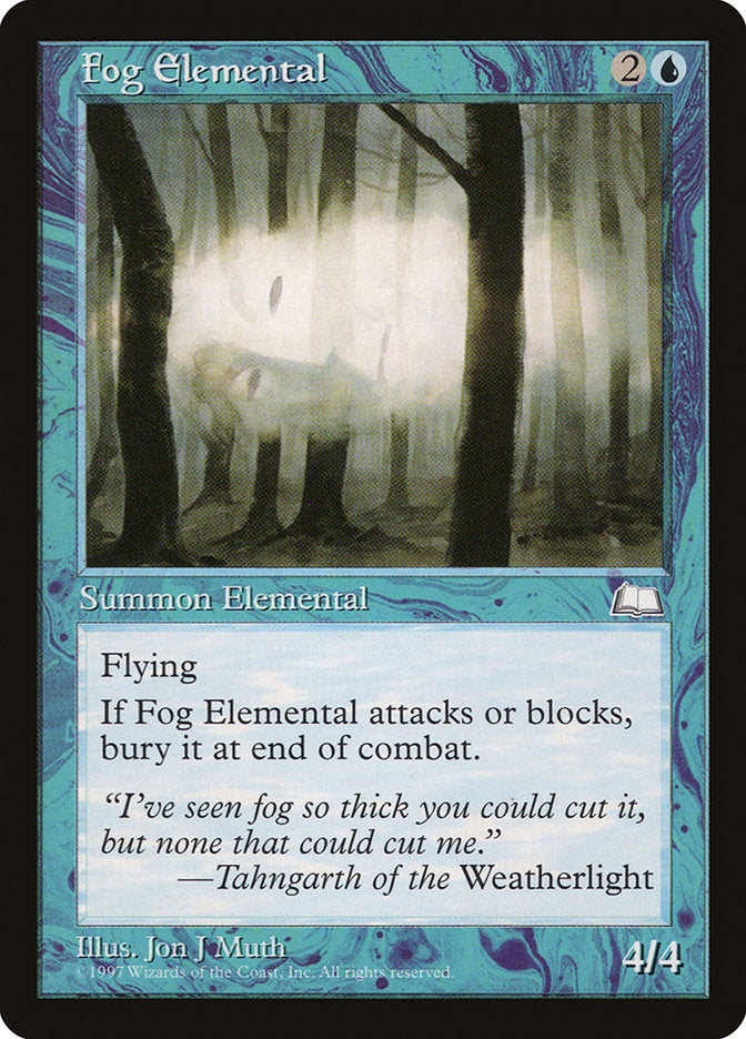 Fog Elemental [Weatherlight] | Shuffle n Cut Hobbies & Games