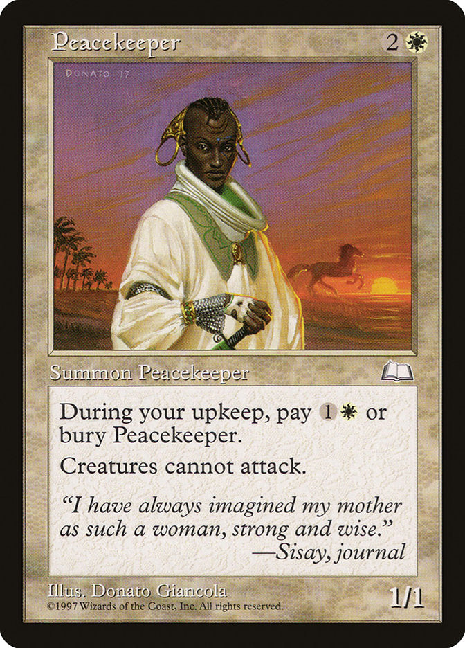 Peacekeeper [Weatherlight] | Shuffle n Cut Hobbies & Games