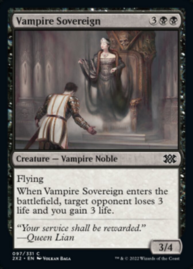Vampire Sovereign [Double Masters 2022] | Shuffle n Cut Hobbies & Games