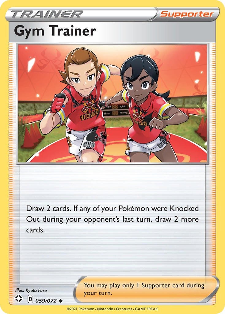 Gym Trainer (059/072) [Sword & Shield: Shining Fates] | Shuffle n Cut Hobbies & Games