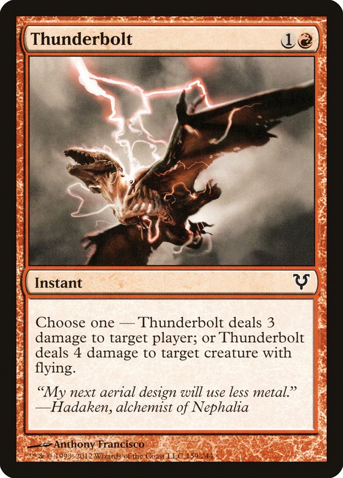 Thunderbolt [Avacyn Restored] | Shuffle n Cut Hobbies & Games
