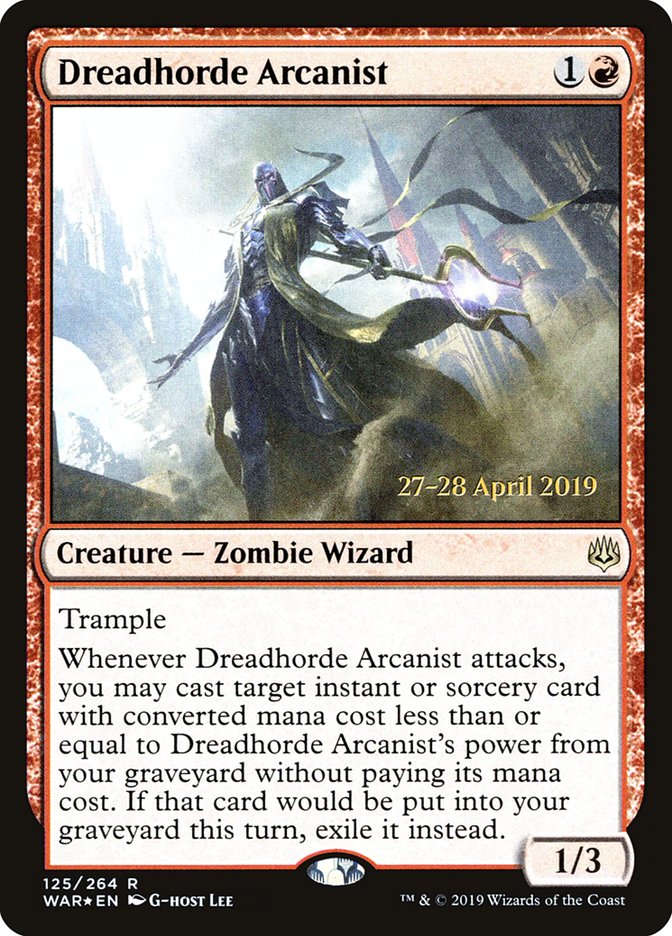 Dreadhorde Arcanist [War of the Spark Prerelease Promos] | Shuffle n Cut Hobbies & Games