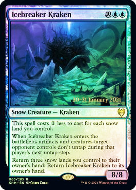 Icebreaker Kraken [Kaldheim Prerelease Promos] | Shuffle n Cut Hobbies & Games