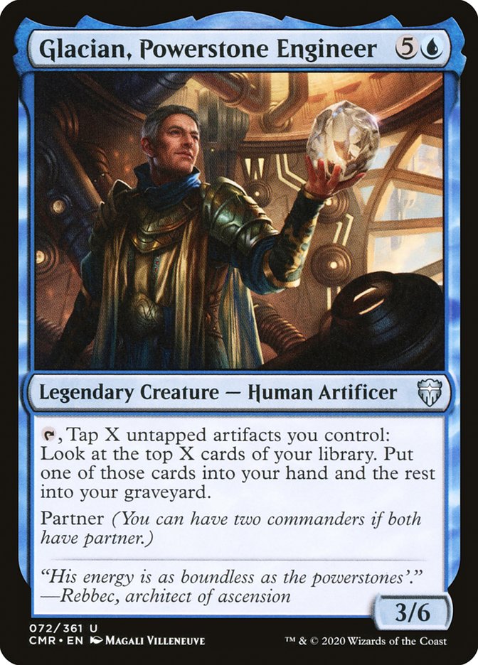 Glacian, Powerstone Engineer [Commander Legends] | Shuffle n Cut Hobbies & Games