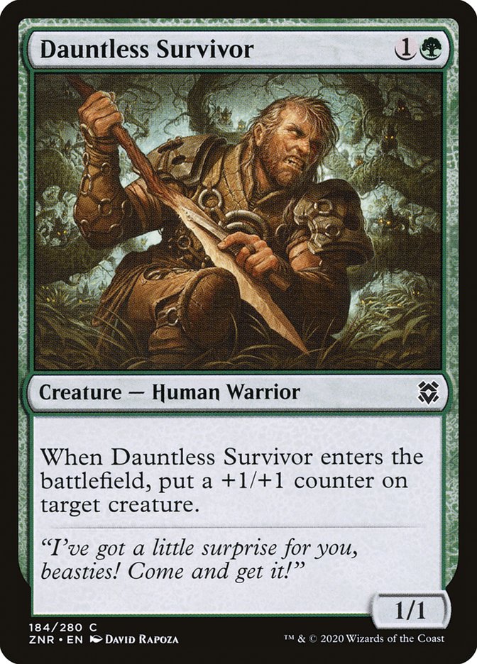 Dauntless Survivor [Zendikar Rising] | Shuffle n Cut Hobbies & Games