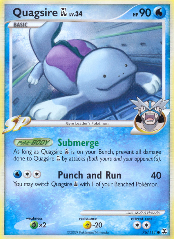 Quagsire GL (76/111) [Platinum: Rising Rivals] | Shuffle n Cut Hobbies & Games