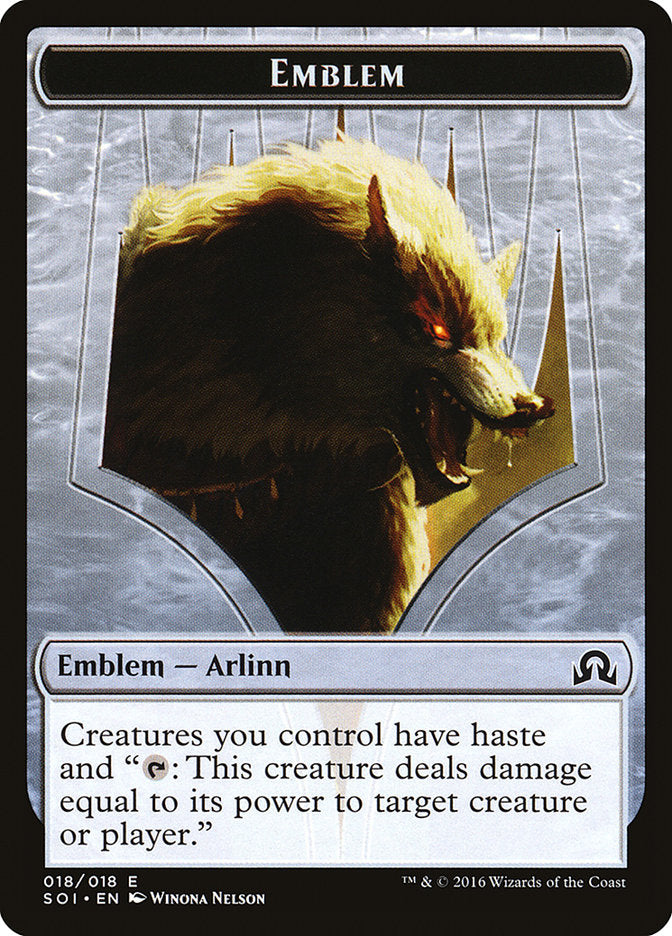 Arlinn Kord Emblem [Shadows over Innistrad Tokens] | Shuffle n Cut Hobbies & Games