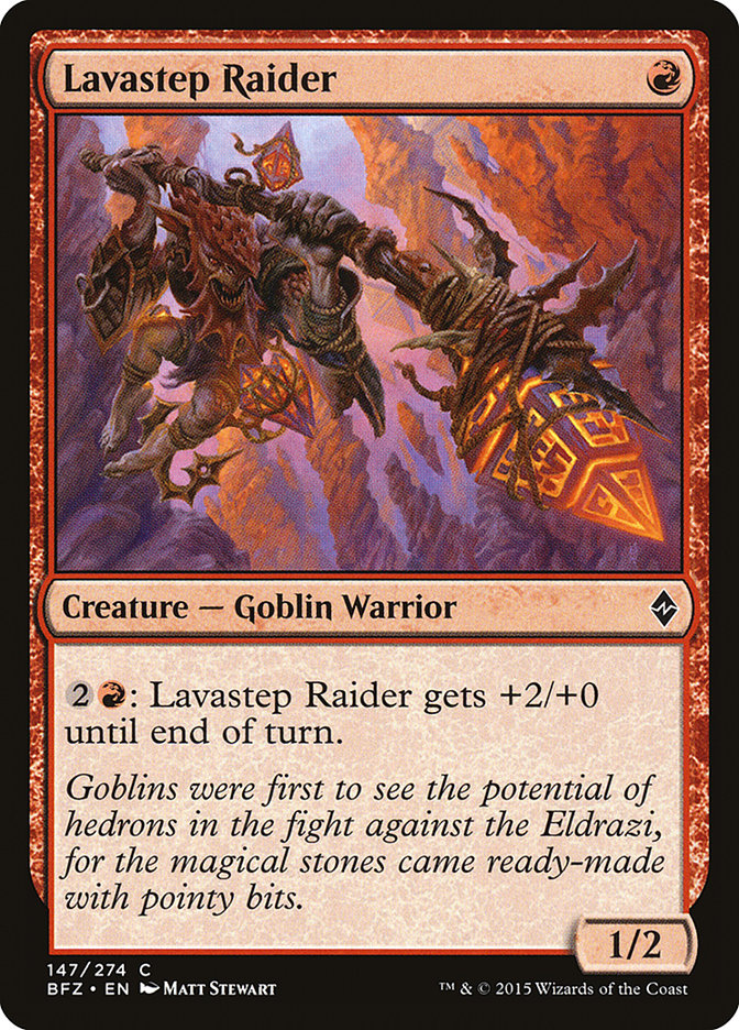Lavastep Raider [Battle for Zendikar] | Shuffle n Cut Hobbies & Games