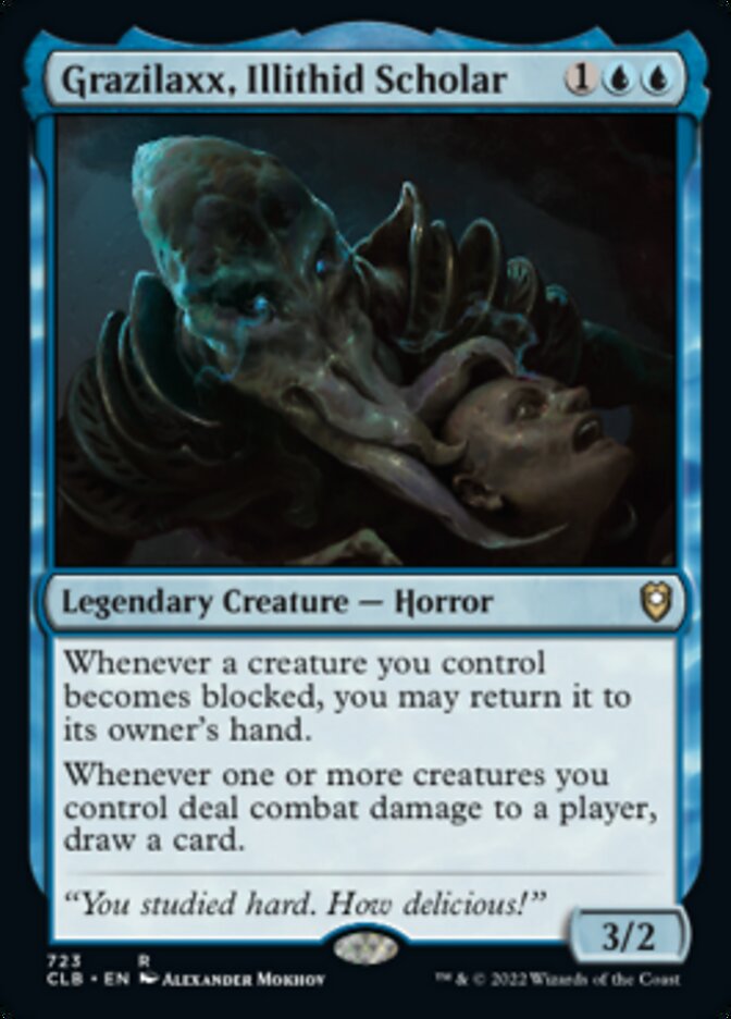 Grazilaxx, Illithid Scholar [Commander Legends: Battle for Baldur's Gate] | Shuffle n Cut Hobbies & Games