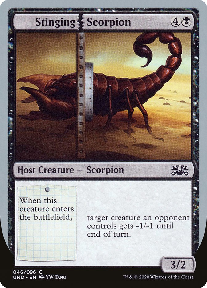 Stinging Scorpion [Unsanctioned] | Shuffle n Cut Hobbies & Games
