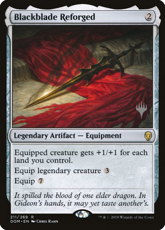 Blackblade Reforged (Promo Pack) [Dominaria Promos] | Shuffle n Cut Hobbies & Games