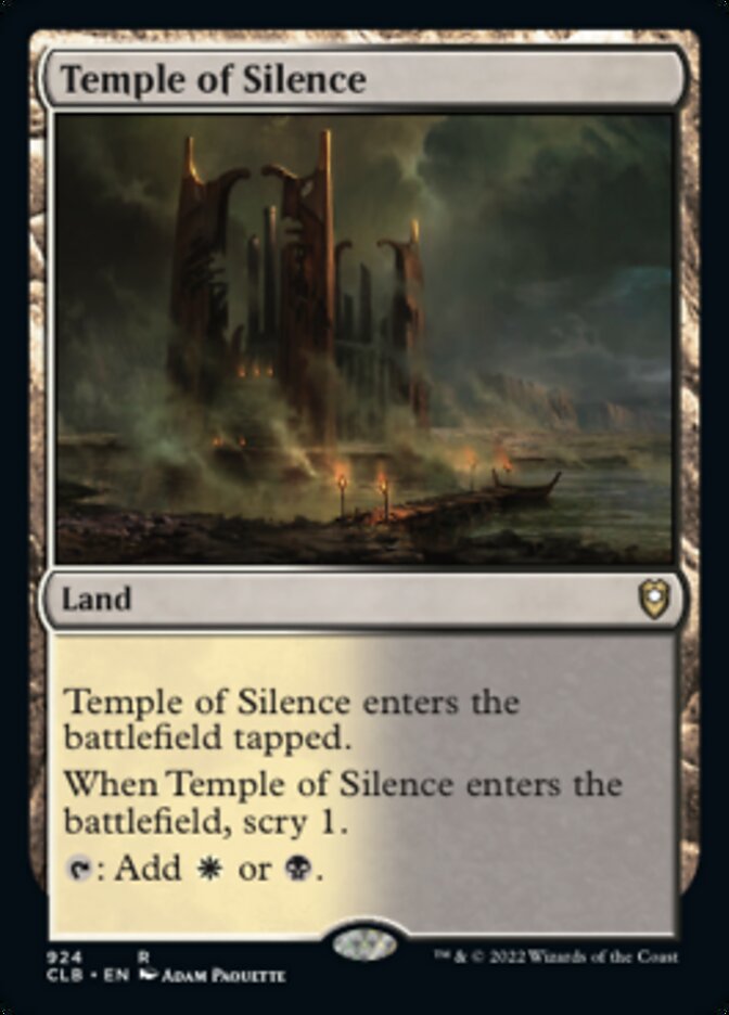Temple of Silence [Commander Legends: Battle for Baldur's Gate] | Shuffle n Cut Hobbies & Games