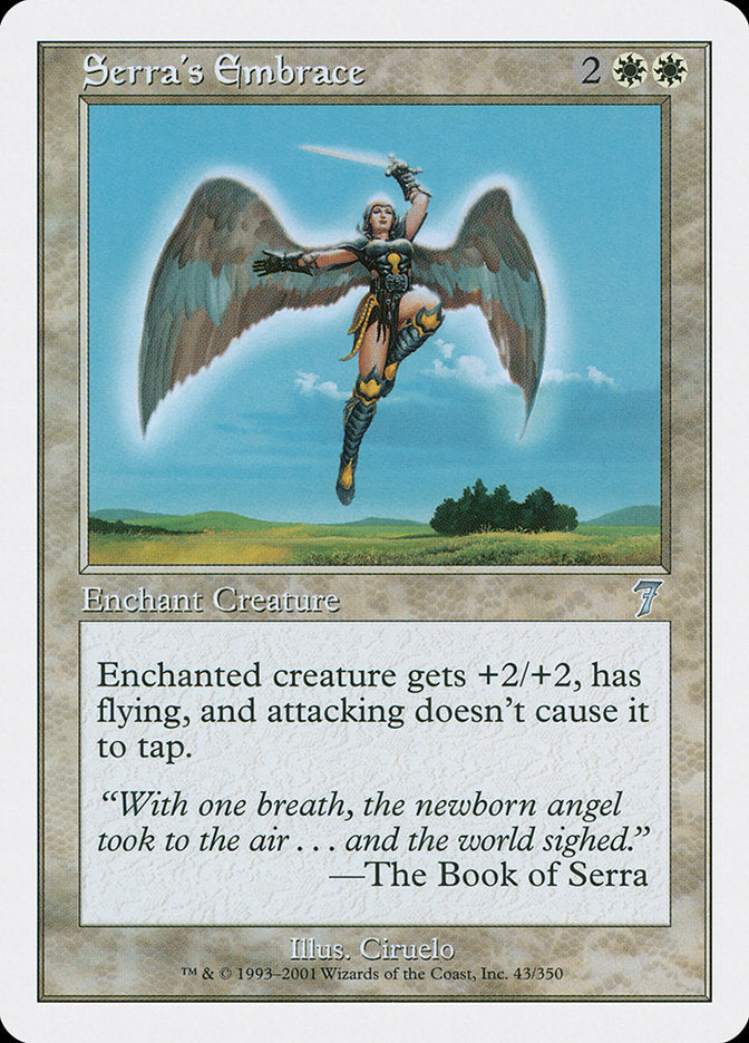 Serra's Embrace [Seventh Edition] | Shuffle n Cut Hobbies & Games