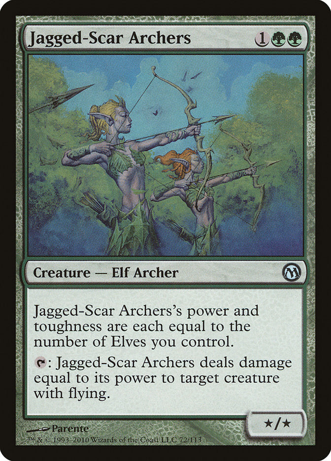 Jagged-Scar Archers [Duels of the Planeswalkers] | Shuffle n Cut Hobbies & Games