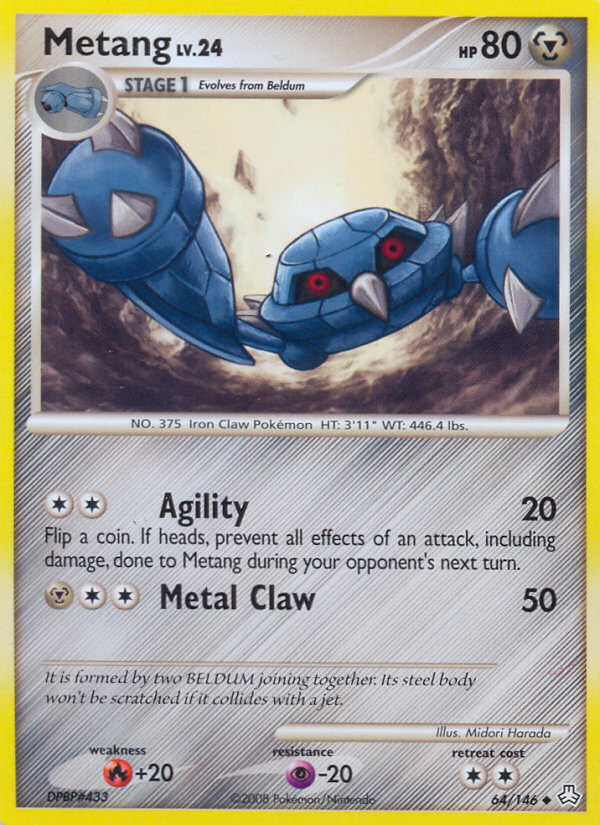 Metang (64/146) [Diamond & Pearl: Legends Awakened] | Shuffle n Cut Hobbies & Games