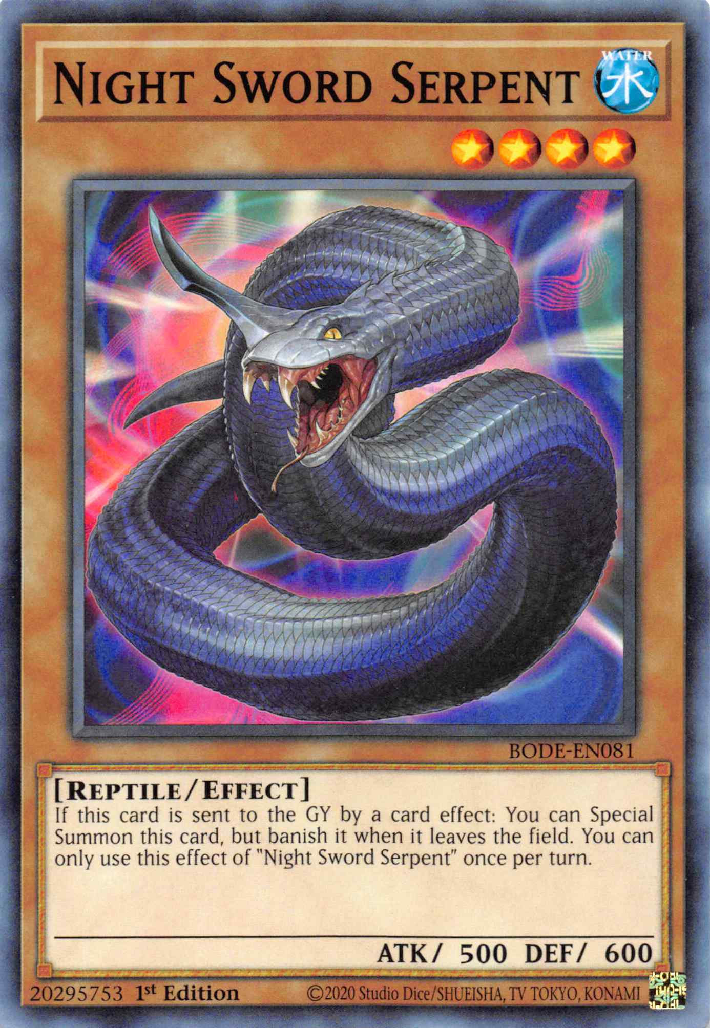 Night Sword Serpent [BODE-EN081] Common | Shuffle n Cut Hobbies & Games