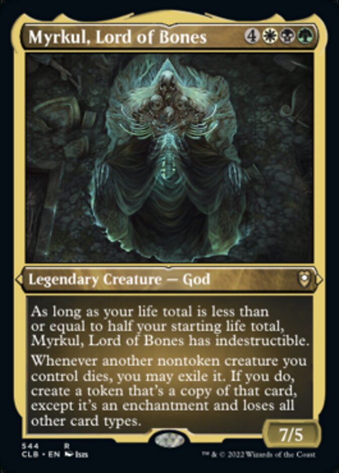 Myrkul, Lord of Bones (Foil Etched) [Commander Legends: Battle for Baldur's Gate] | Shuffle n Cut Hobbies & Games