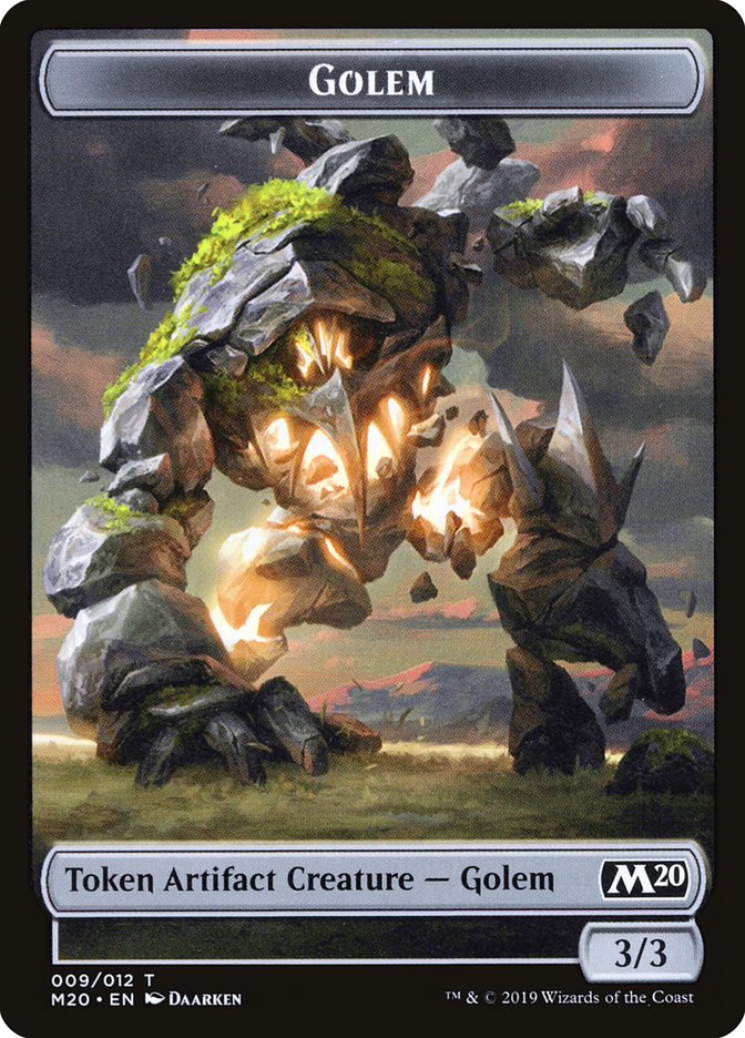 Golem Token [Core Set 2020 Tokens] | Shuffle n Cut Hobbies & Games