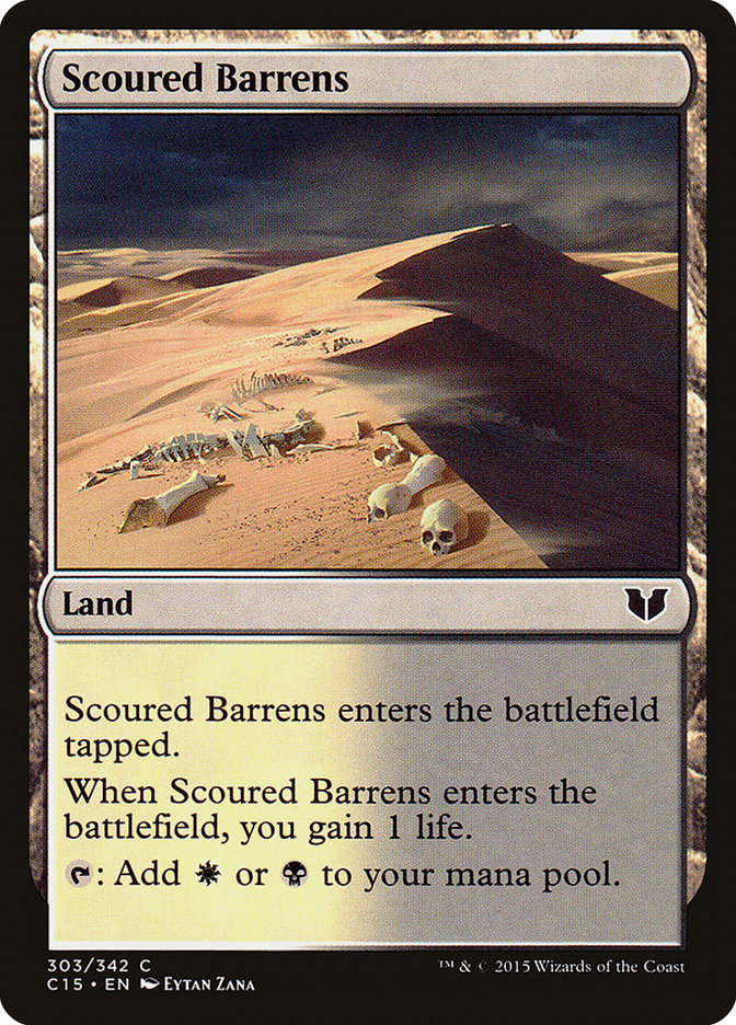 Scoured Barrens [Commander 2015] | Shuffle n Cut Hobbies & Games