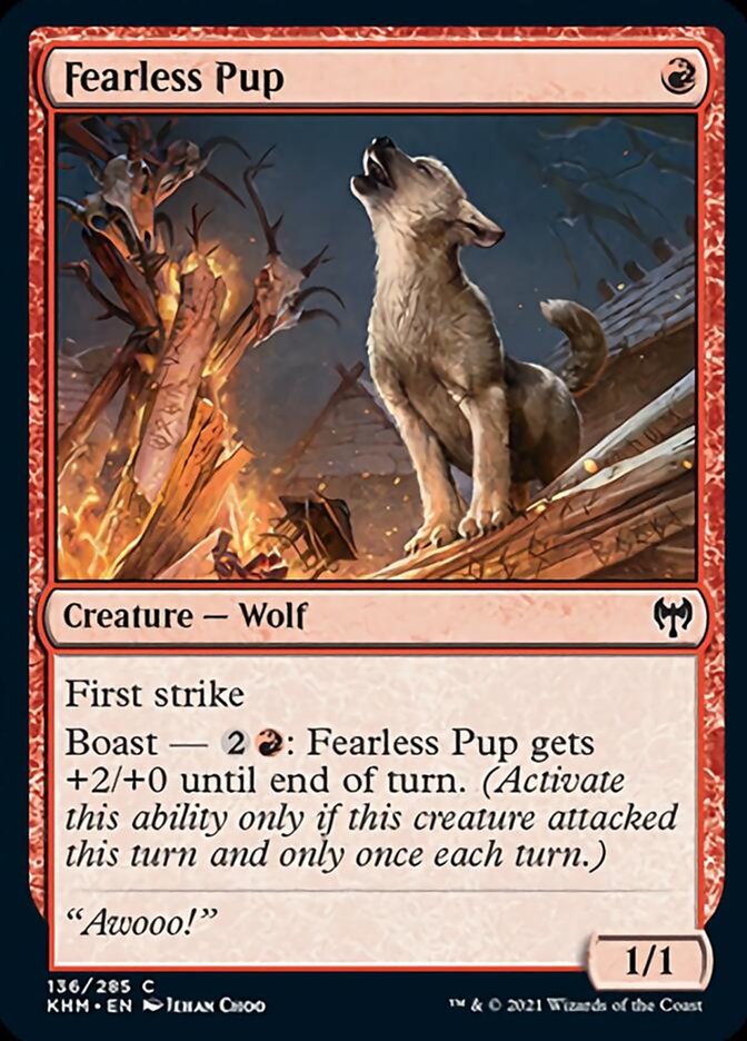 Fearless Pup [Kaldheim] | Shuffle n Cut Hobbies & Games