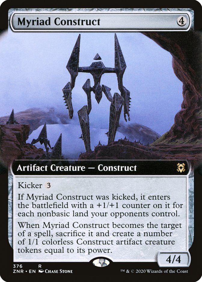 Myriad Construct (Extended Art) [Zendikar Rising] | Shuffle n Cut Hobbies & Games