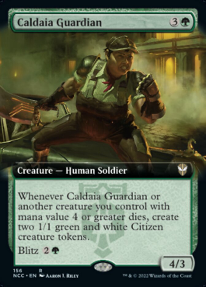 Caldaia Guardian (Extended Art) [Streets of New Capenna Commander] | Shuffle n Cut Hobbies & Games