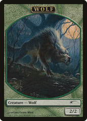 Human // Wolf Double-Sided Token [Friday Night Magic 2012] | Shuffle n Cut Hobbies & Games