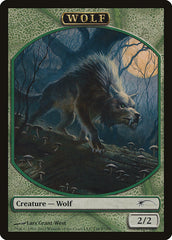 Human // Wolf Double-Sided Token [Friday Night Magic 2012] | Shuffle n Cut Hobbies & Games