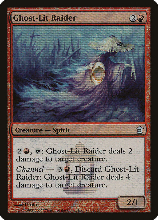 Ghost-Lit Raider [Saviors of Kamigawa Promos] | Shuffle n Cut Hobbies & Games