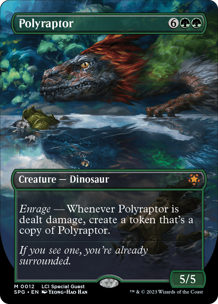 Polyraptor (Borderless) [The Lost Caverns of Ixalan Special Guests] | Shuffle n Cut Hobbies & Games