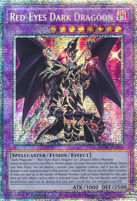 Red-Eyes Dark Dragoon [BROL-EN094] Starlight Rare | Shuffle n Cut Hobbies & Games