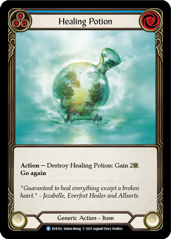 Healing Potion [EVR183] (Everfest)  1st Edition Cold Foil | Shuffle n Cut Hobbies & Games
