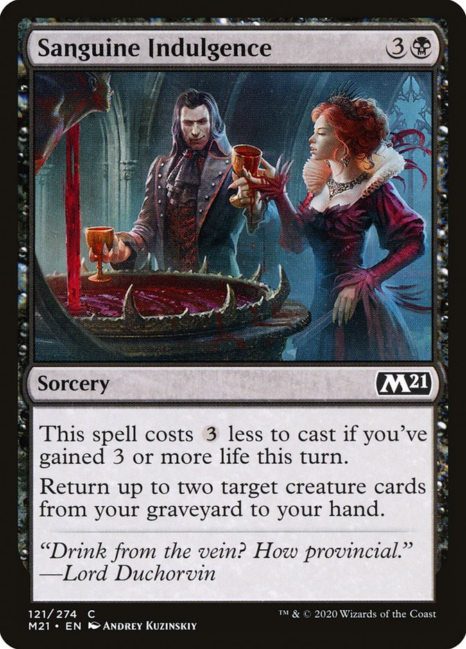Sanguine Indulgence [Core Set 2021] | Shuffle n Cut Hobbies & Games