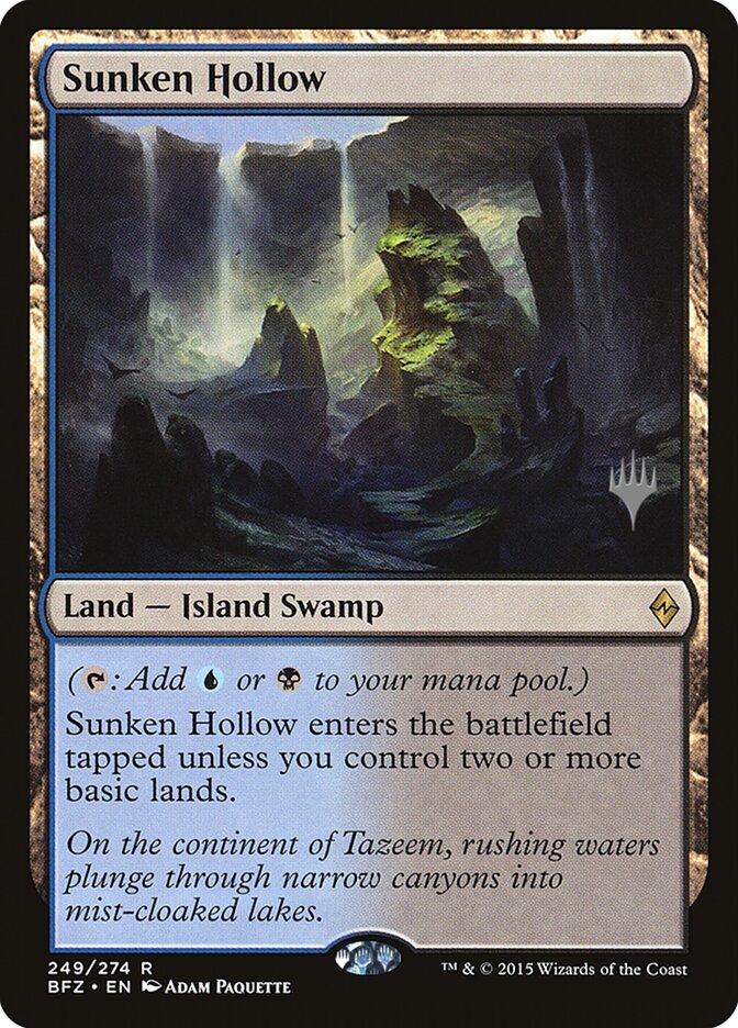 Sunken Hollow [Battle for Zendikar Promos] | Shuffle n Cut Hobbies & Games