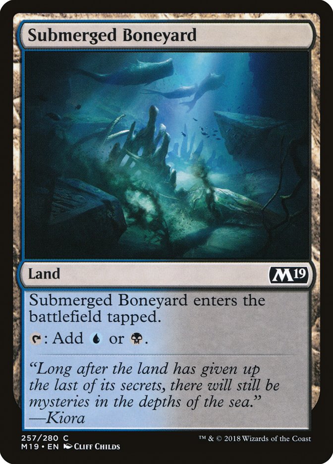 Submerged Boneyard [Core Set 2019] | Shuffle n Cut Hobbies & Games