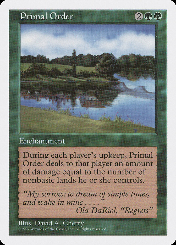 Primal Order [Fifth Edition] | Shuffle n Cut Hobbies & Games