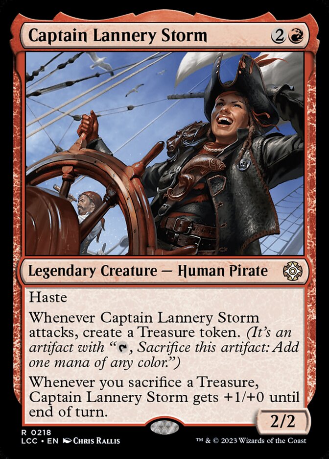 Captain Lannery Storm [The Lost Caverns of Ixalan Commander] | Shuffle n Cut Hobbies & Games