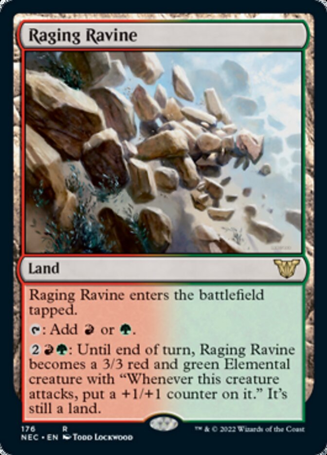 Raging Ravine [Kamigawa: Neon Dynasty Commander] | Shuffle n Cut Hobbies & Games